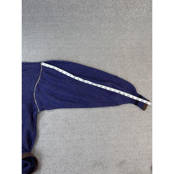 Vintage Dino Valiano Sweater Knit Mohair Embroidered Carriage Germany US Size 10 - Picture 8 of 11